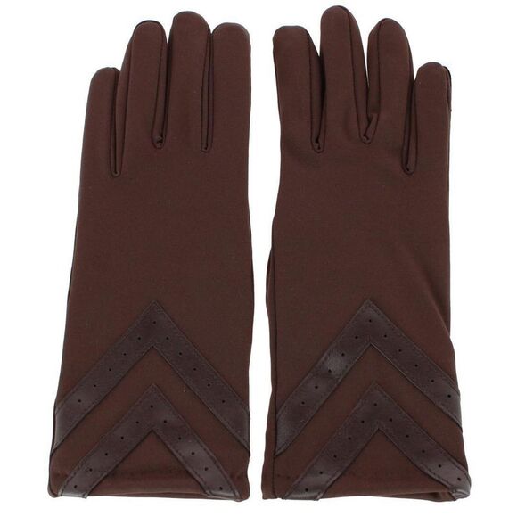 Isotoner Women's Fleece Lined Touchscreen Chevron Winter Glove - Picture 2 of 4